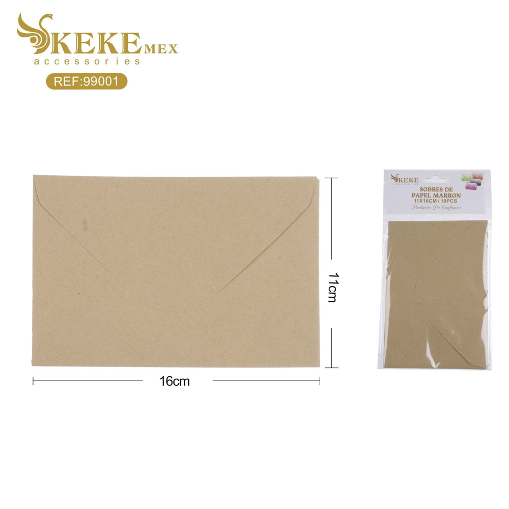 Sobres de papel marron