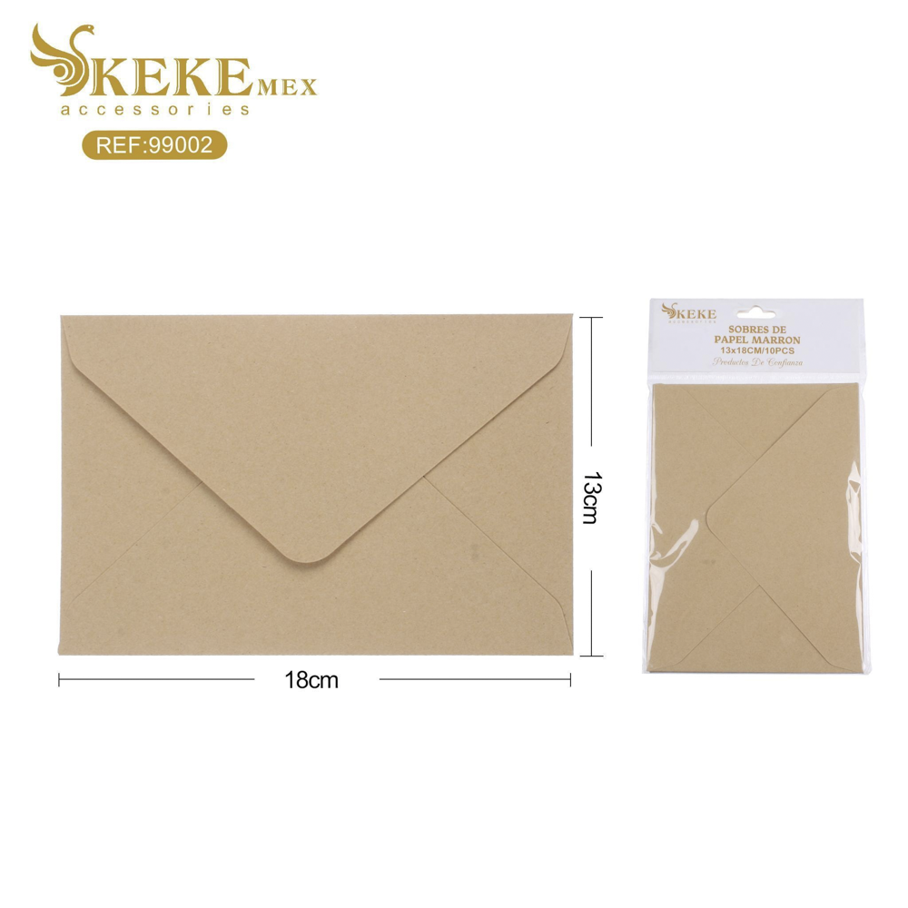 Sobres de papel marron