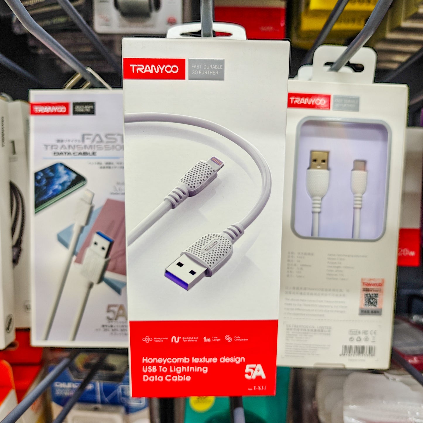 Cable usb tipo iphone 5a 1m