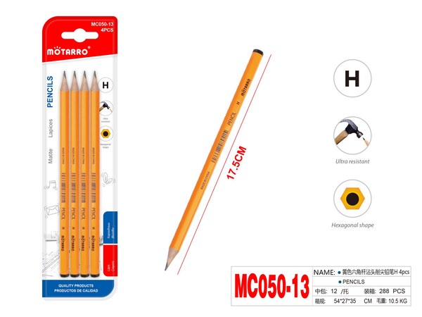 Lapiz 4pcs mc050-13