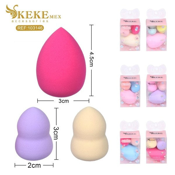 Set de esponjas 3pcs