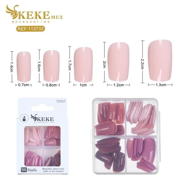 Una postiza 96pcs