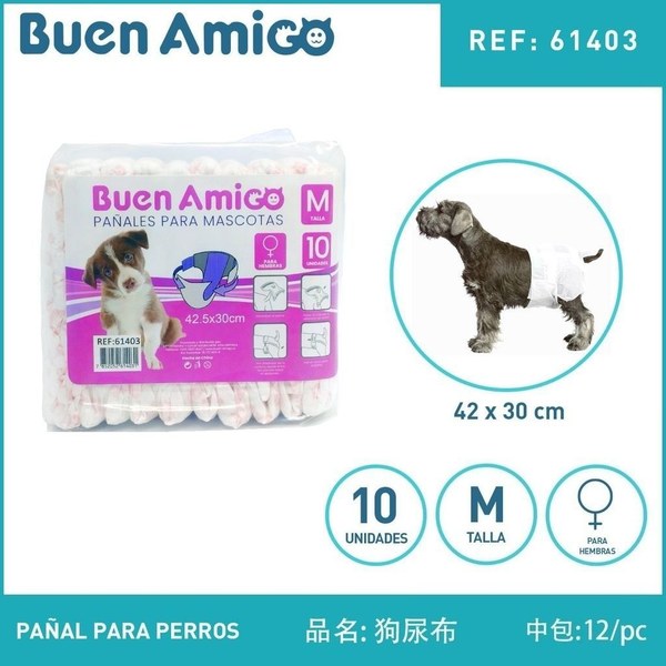 Panal para perros/ hembra/ m
