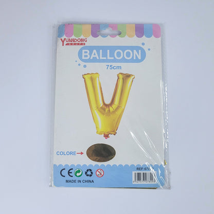 Globo dorado de letras 75cm07809/51069-74