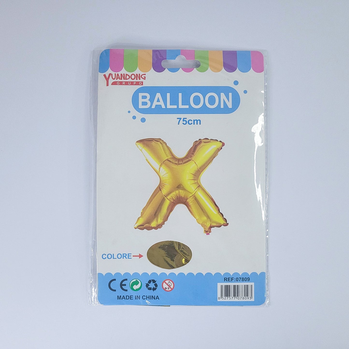 Globo dorado de letras 75cm07809/51069-74