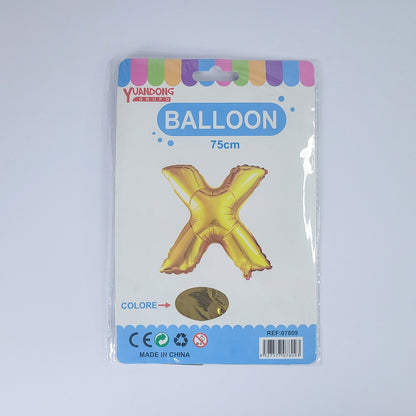 Globo dorado de letras 75cm07809/51069-74