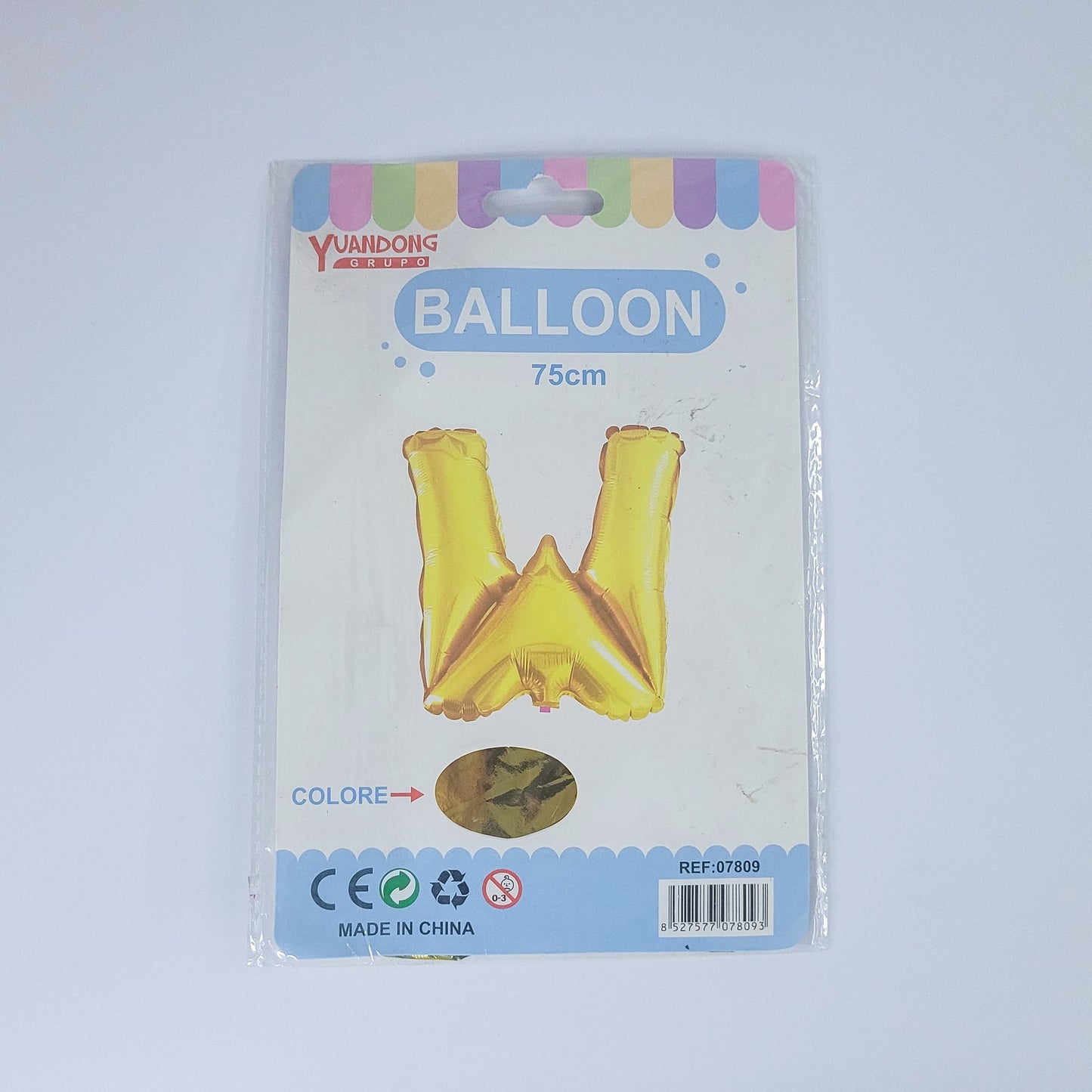 Globo dorado de letras 75cm07809/51069-74