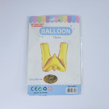 Globo dorado de letras 75cm07809/51069-74