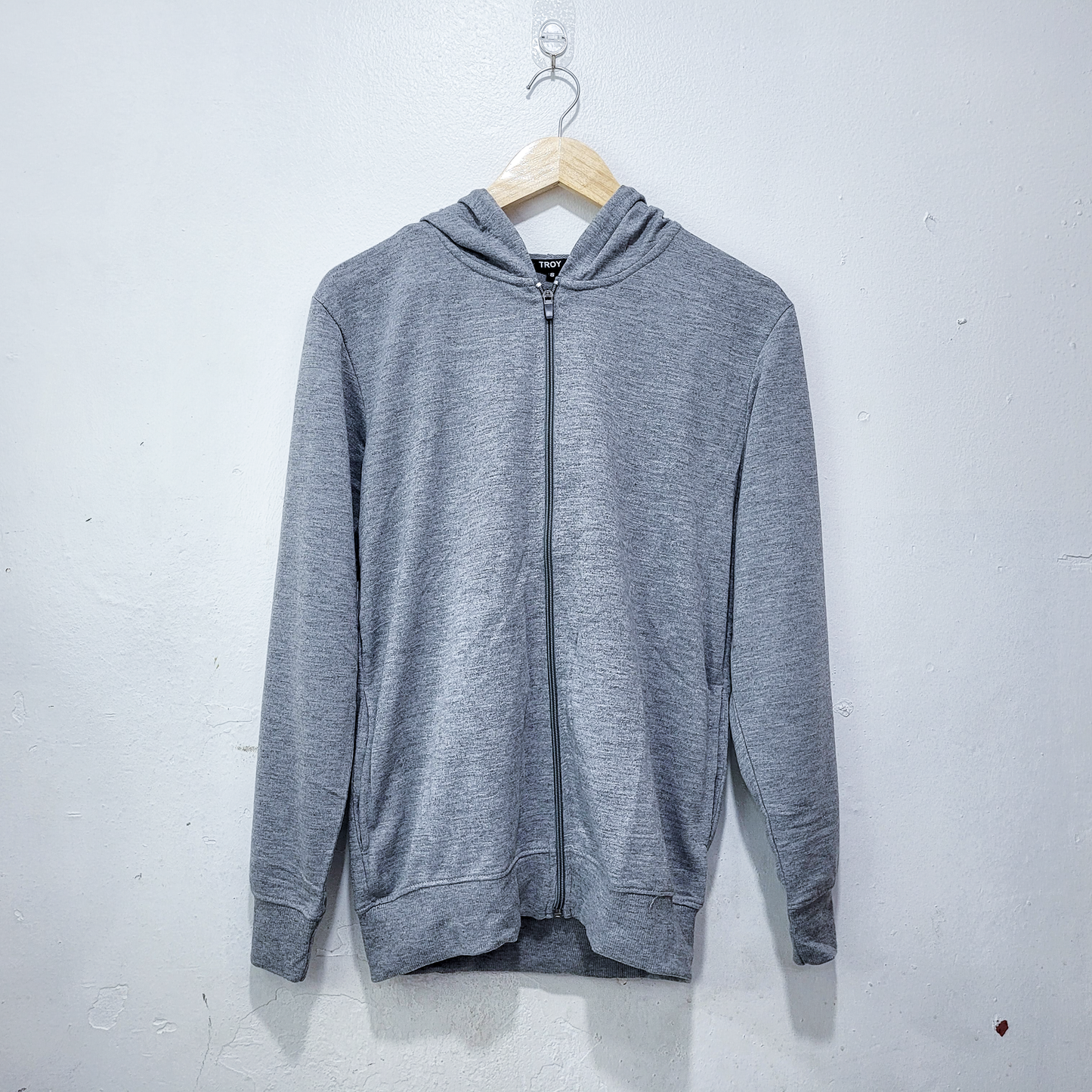 Chaqueta m/l con capucha p/hombre c/zipper