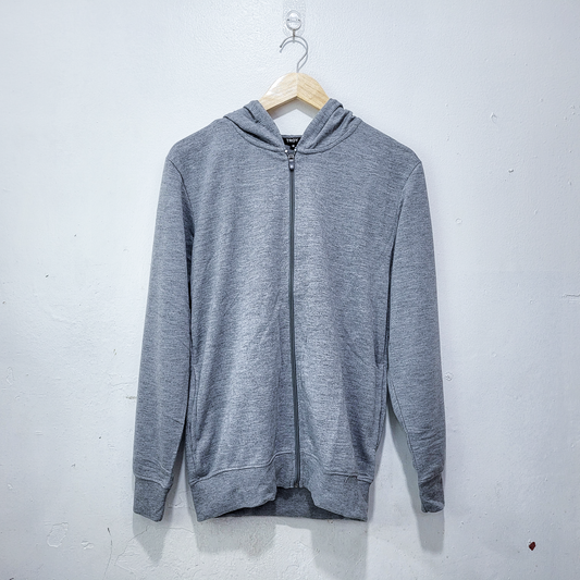 Chaqueta m/l con capucha p/hombre c/zipper