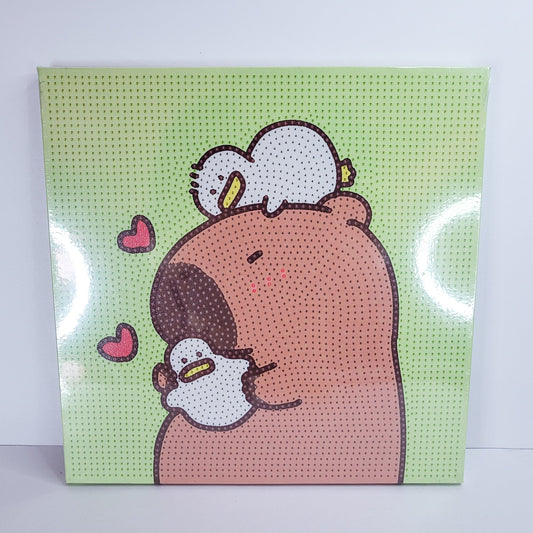 Dibujo diamante capybara