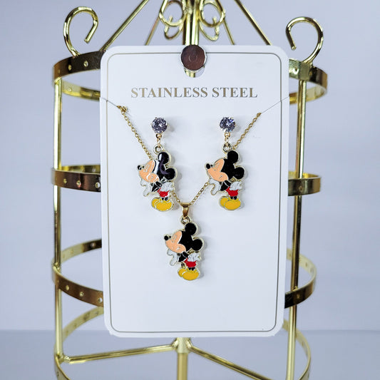 Set de collares acero 2pcs