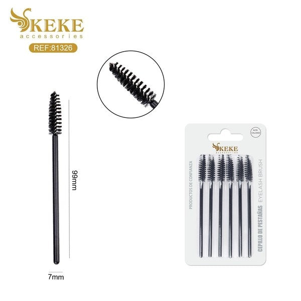 Cepillo para pestanas 6pcs