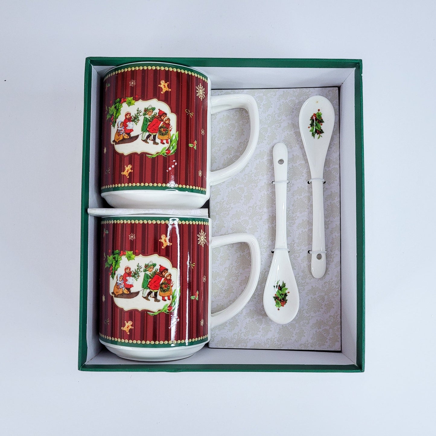 Set de tazas navidenas