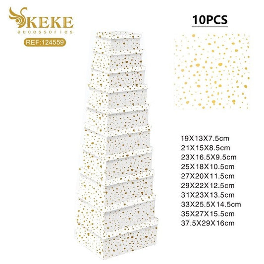 Set de cajas regalos 10pcs g