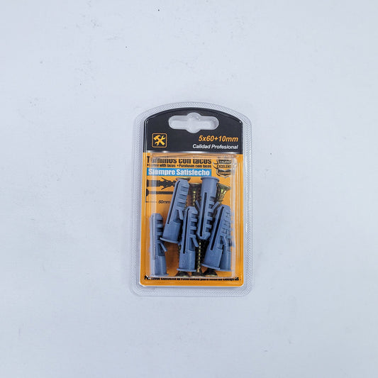 Tornillos con tacos 5x60+10mm19690-24