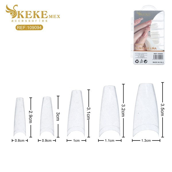 Tips para unas postizas 100pcs