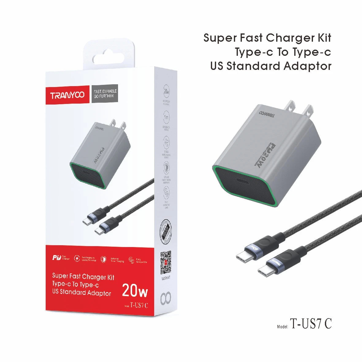 Cargador tipo c 20w