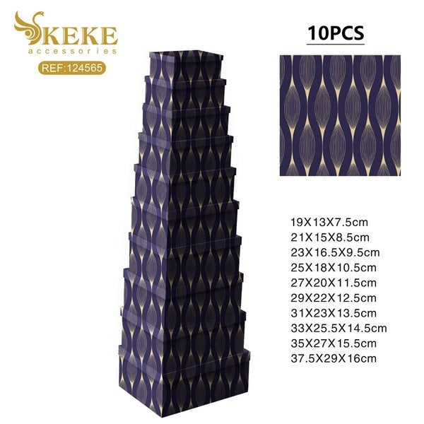 Set de cajas regalos 10pcs