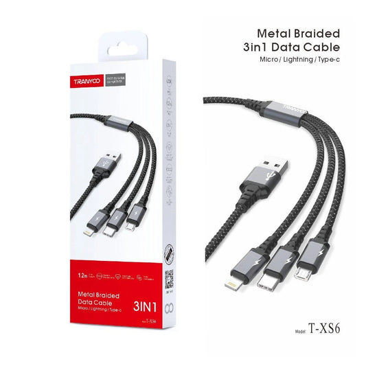 Cable metal 1 a3  1.2m