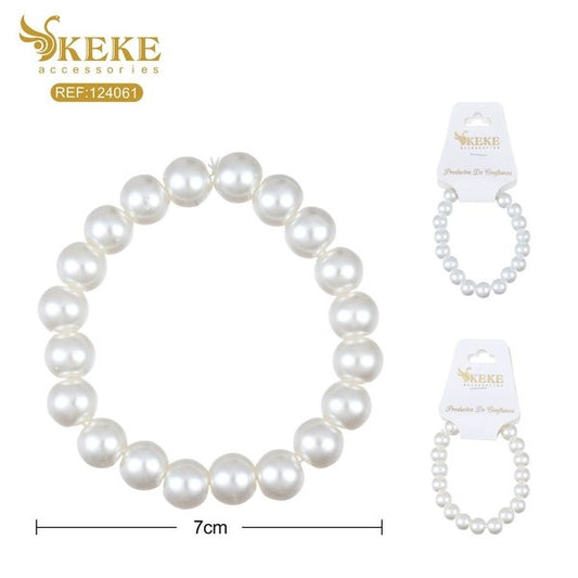 Pulsera de perlas 18cm