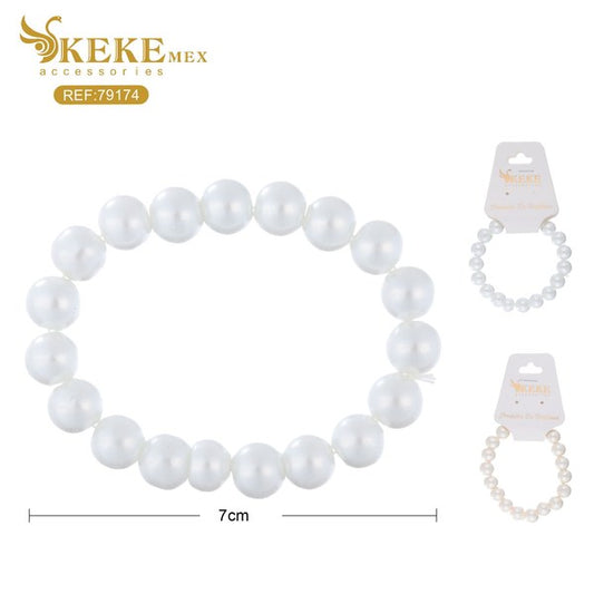 Pulseras de perlas 18cm