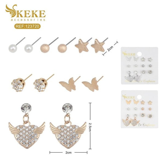 Set de aretes 6pcs