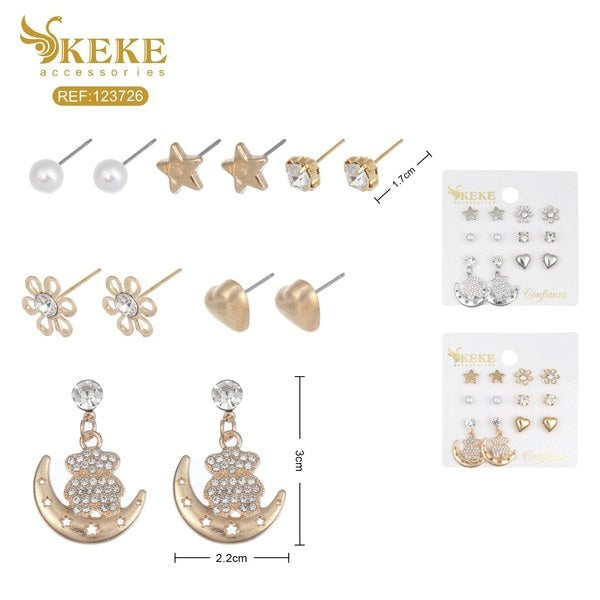 Set de aretes 6pcs