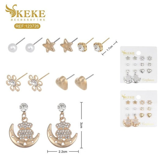 Set de aretes 6pcs