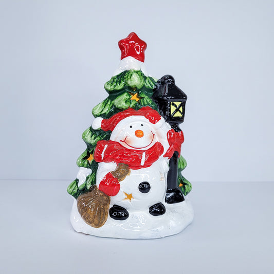 Adorno de ceramica nav. arbol