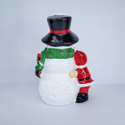 Adorno ceramica nav. muneco nieve