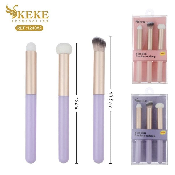 Brochas de maquillaje 3pcs