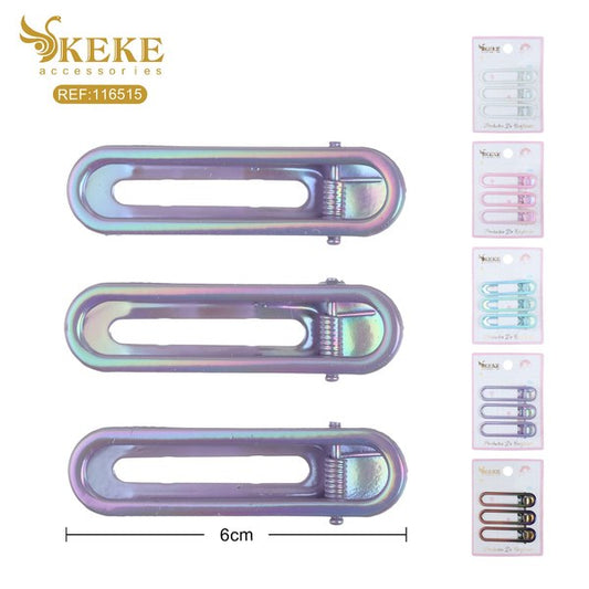 Set de pinches 6cm 3pcs