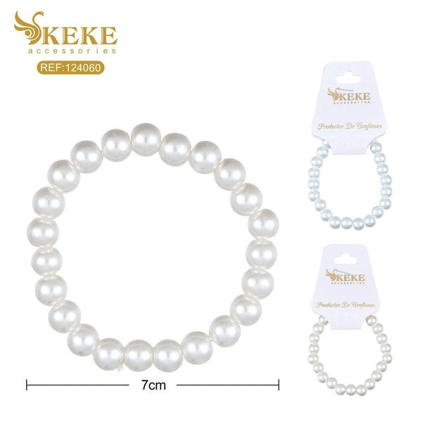Pulsera de perlas 18cm