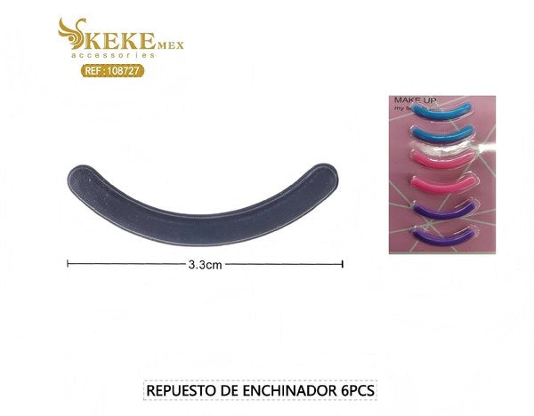 Repuesto de enchinador 6pcs