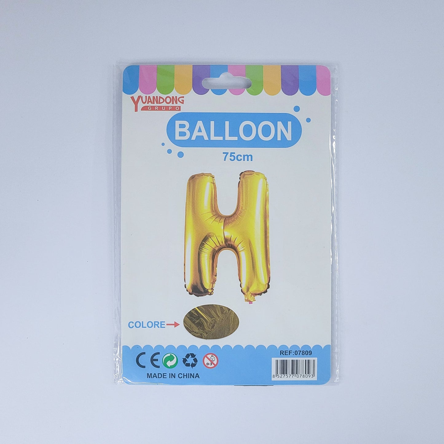 Globo dorado de letras 75cm07809/51069-74