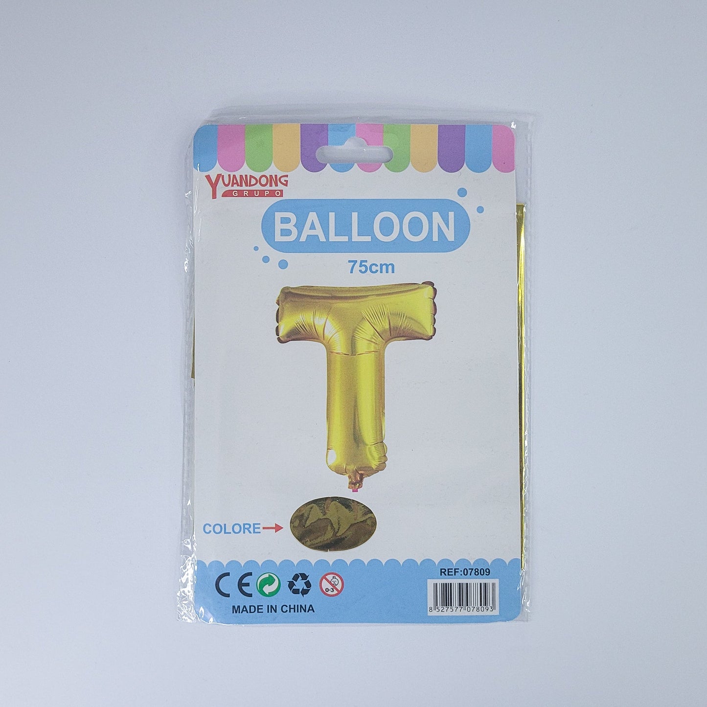 Globo dorado de letras 75cm07809/51069-74