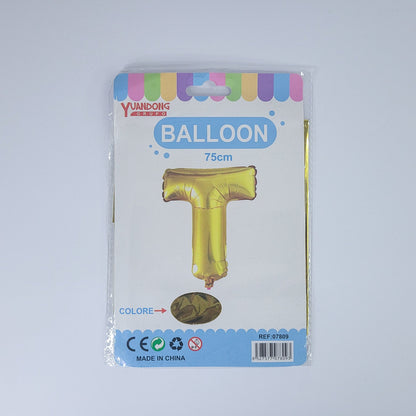 Globo dorado de letras 75cm07809/51069-74