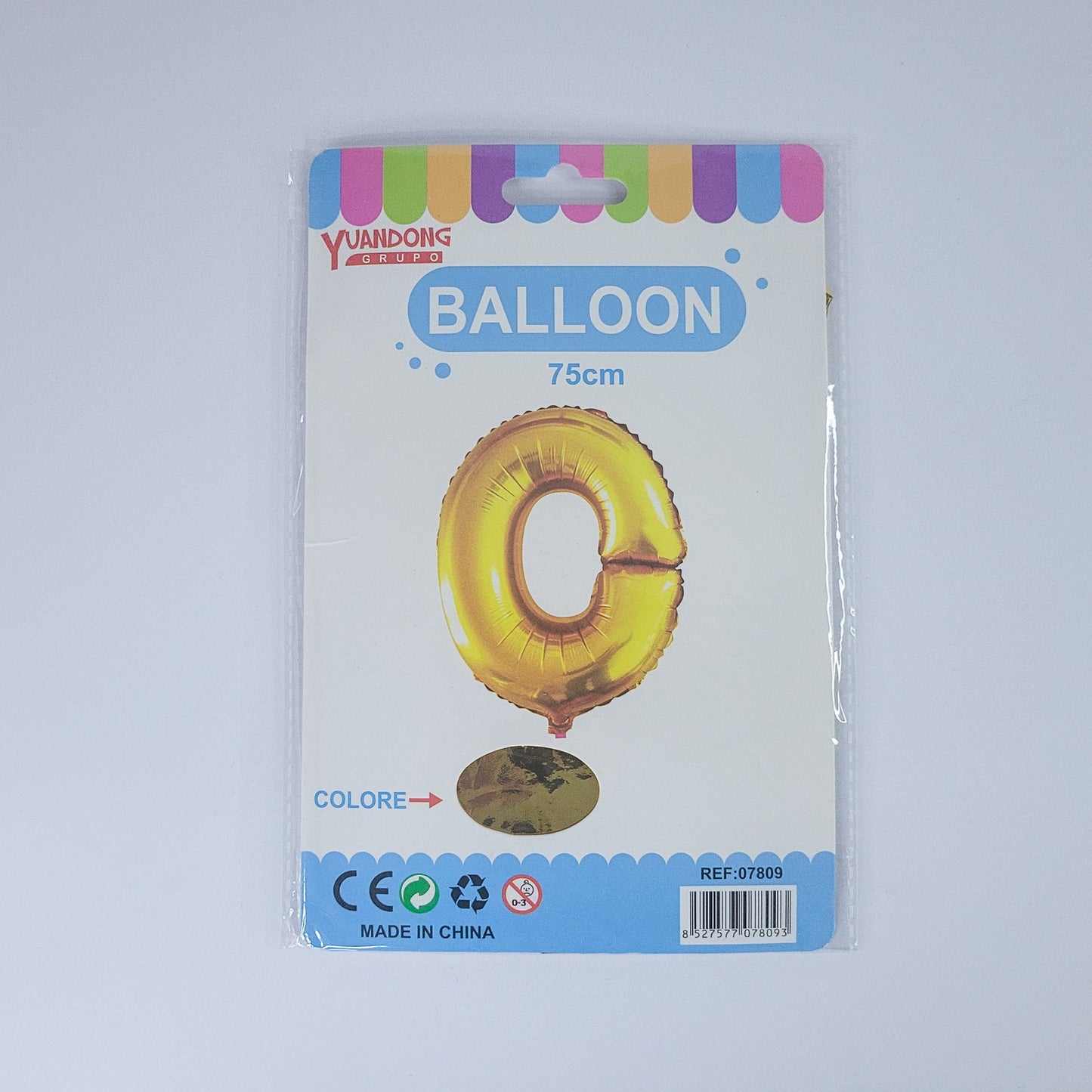 Globo dorado de letras 75cm07809/51069-74