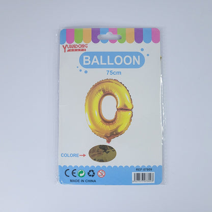 Globo dorado de letras 75cm07809/51069-74