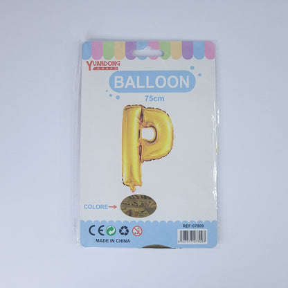 Globo dorado de letras 75cm07809/51069-74