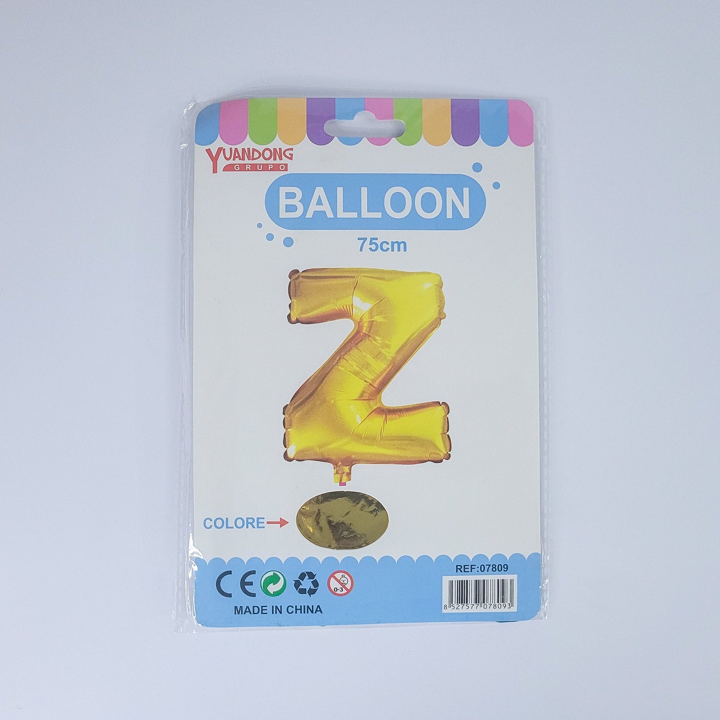 Globo dorado de letras 75cm07809/51069-74