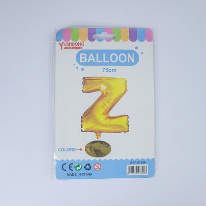 Globo dorado de letras 75cm07809/51069-74