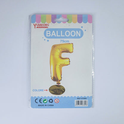 Globo dorado de letras 75cm07809/51069-74