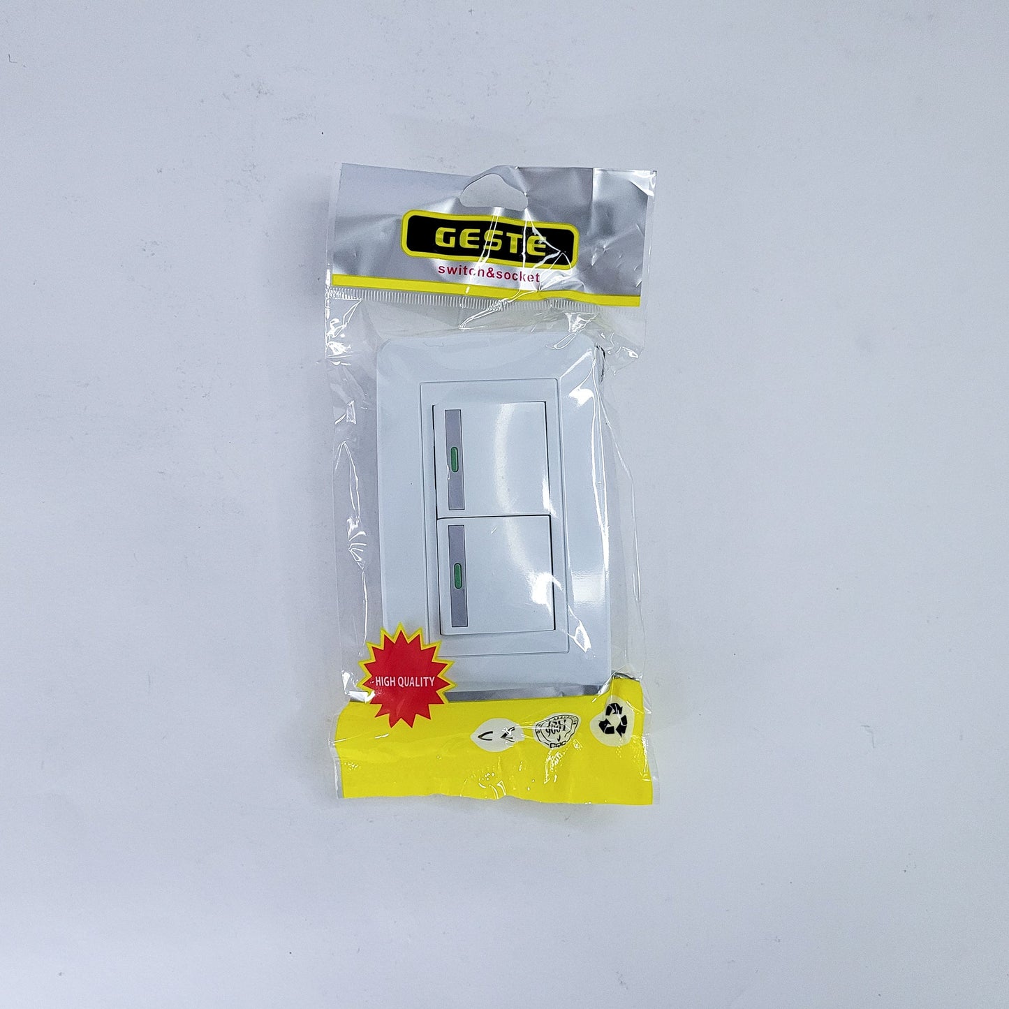 Interruptor de luz 2# blanco51099-2