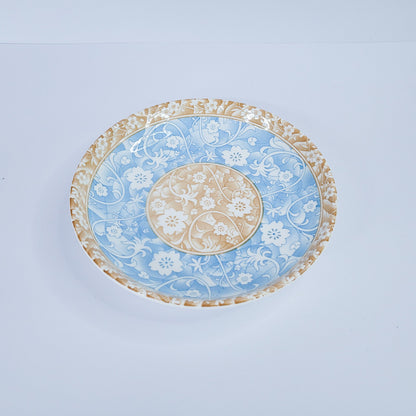 Plato d/celeste y amraillo 751104-385