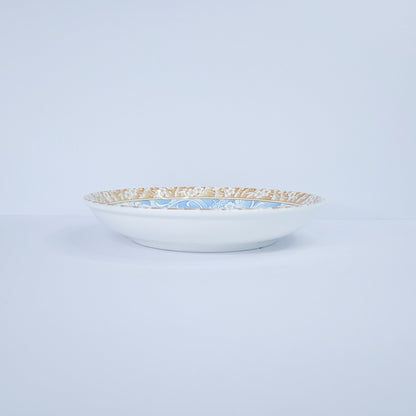 Plato d/celeste y amraillo 751104-385