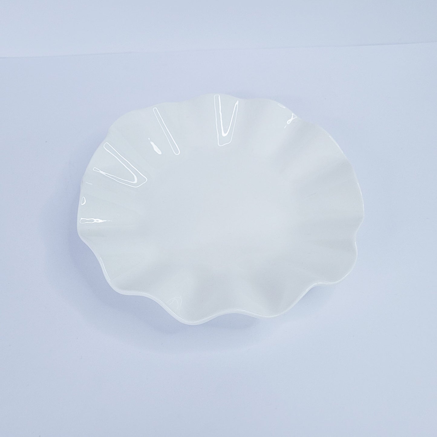 Plato blanco d/hoja loto 851104-433