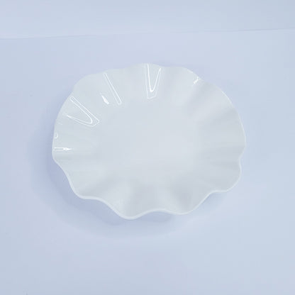 Plato blanco d/hoja loto 851104-433