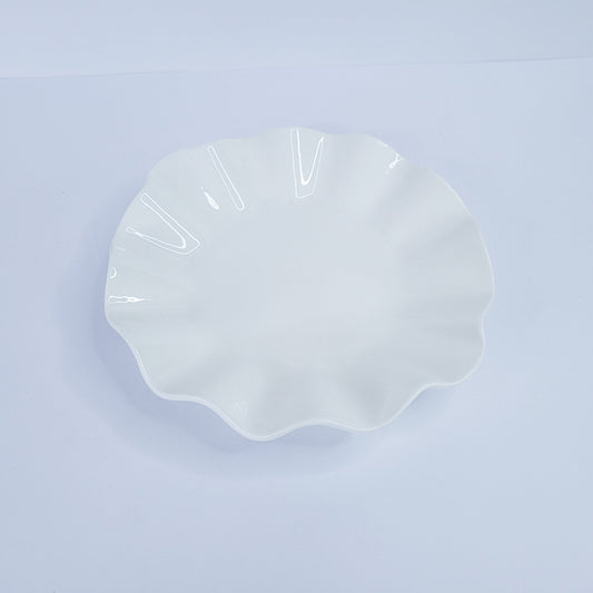 Plato blanco d/hoja loto 851104-433